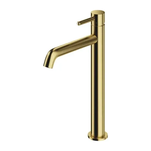 Omnires Y / miscelatore alto per lavabo / Ottone spazzolato