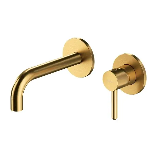 Omnires Y / miscelatore per lavabo da incasso / Oro spazzolato