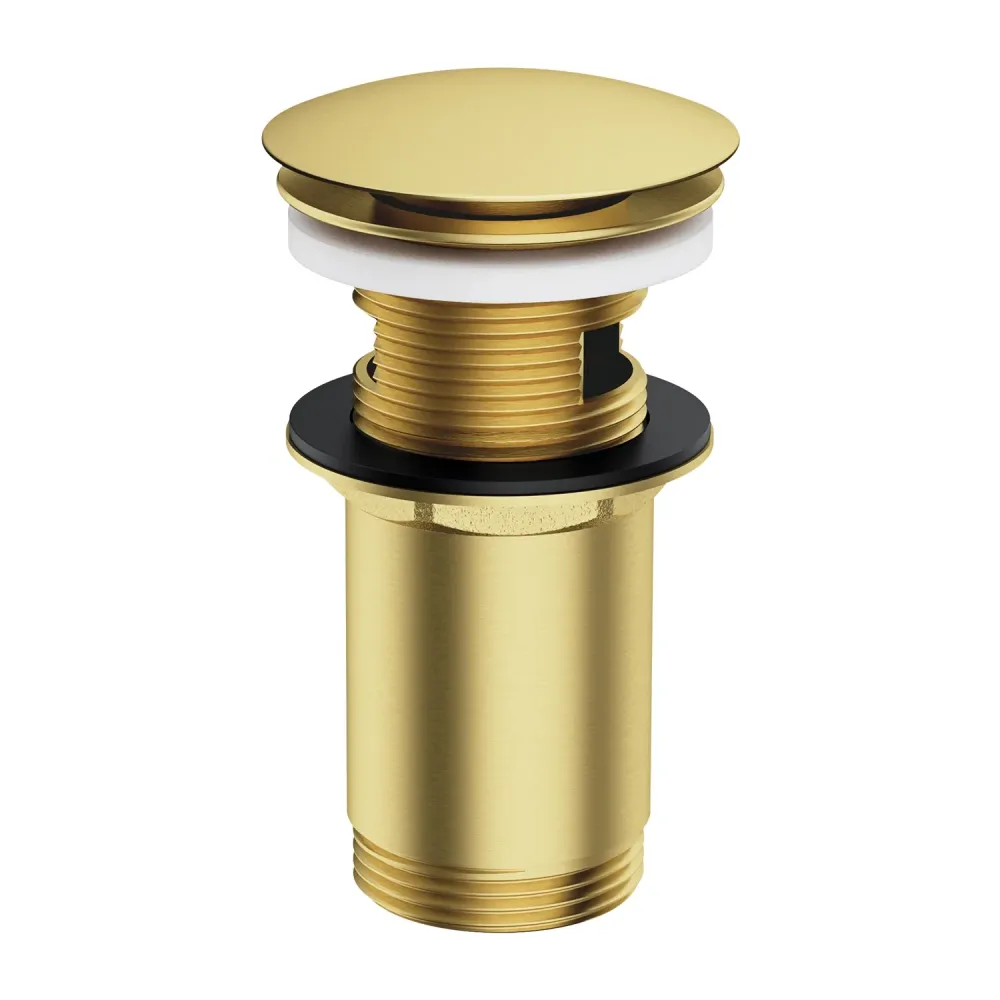 Omnires Scarico per lavabo ottone spazzolato