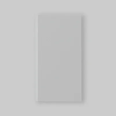 Pensile D'Arredo Reversibile Bianco Opaco 25X50 Cm