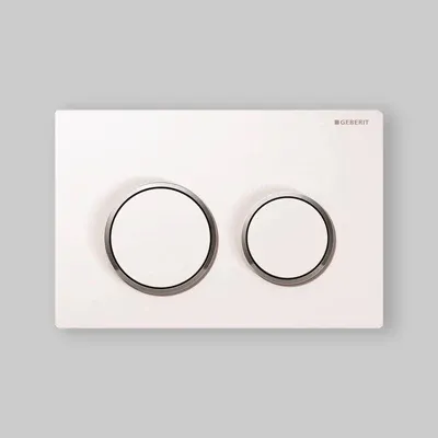 Placca Di Comando "Omega 20" Satinato/Cromato/Satinato*