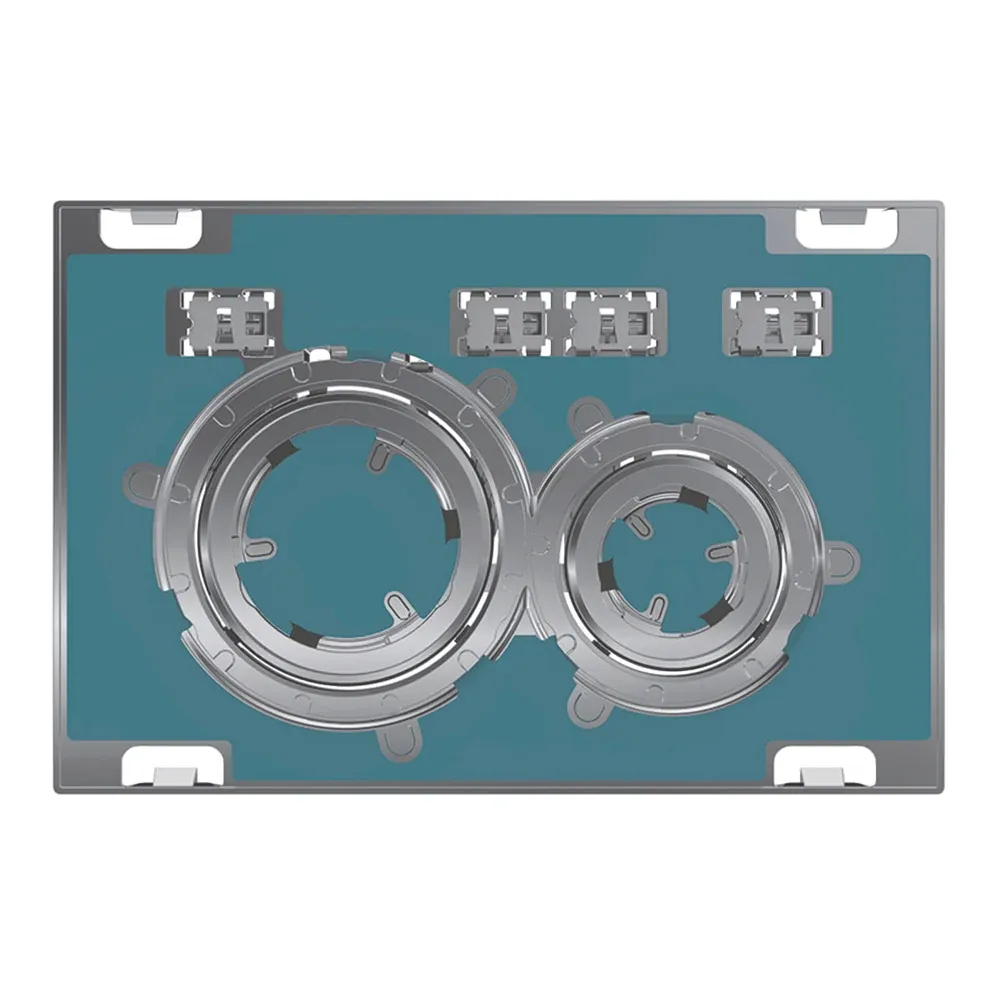 Placca Di Comando "Sigma 21" Personalizzabile / Cromato