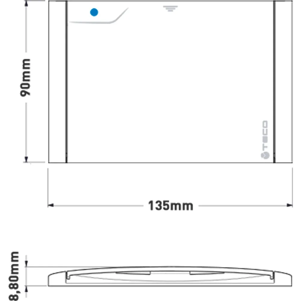 Placca Di Copertura B03 Per K4.1 Teco Silver