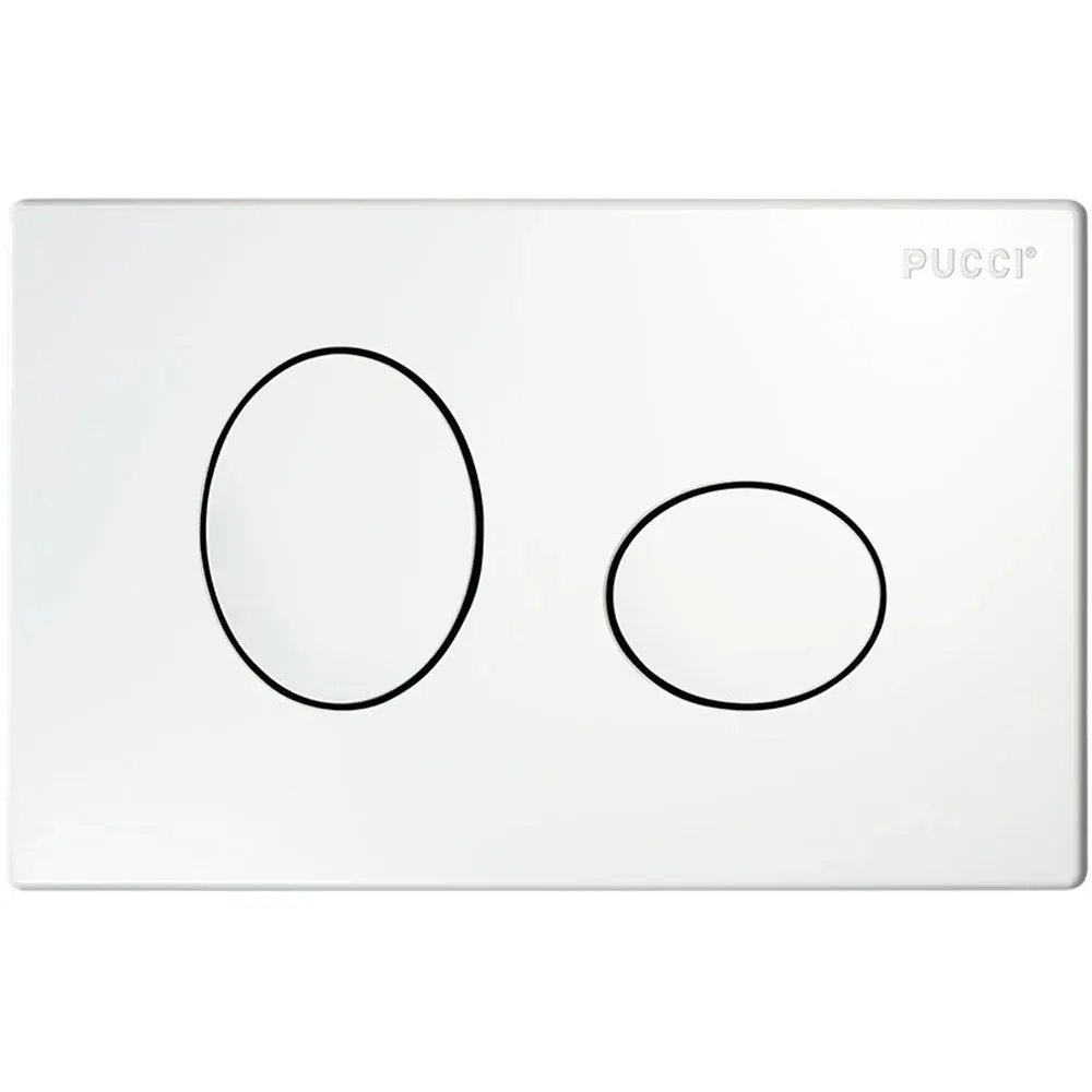 Placca Eco Modello "Ellisse" 4,7 Bianca