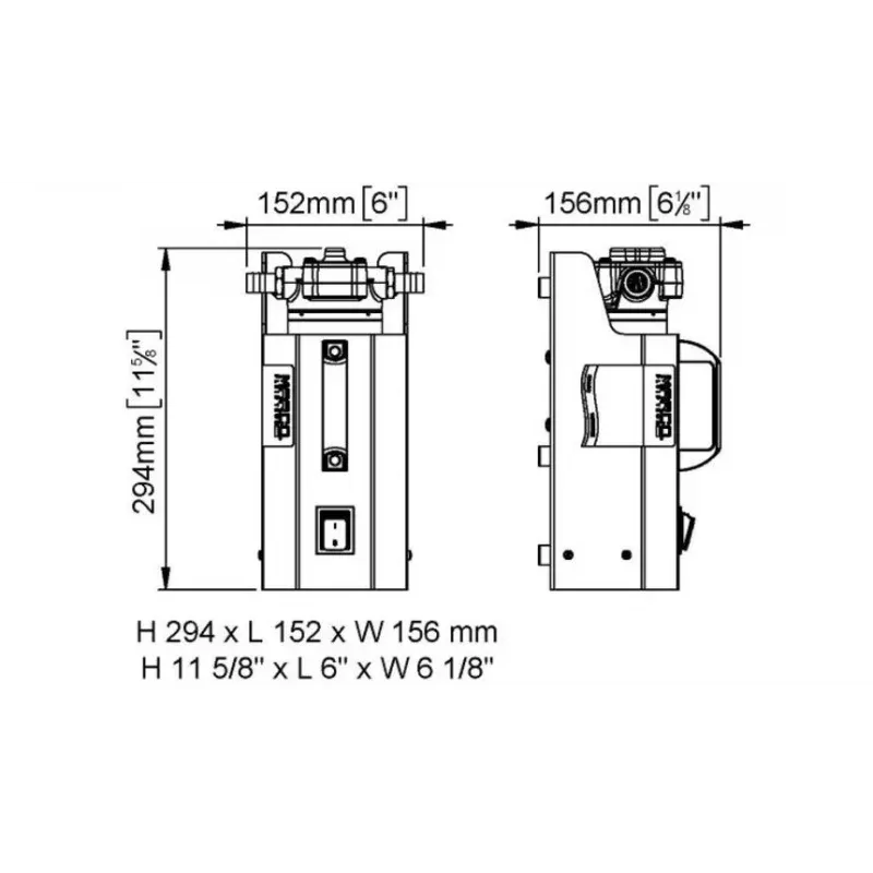 POMPA INGRANAGGI UP12-LOCK 12V - 1600038 - MARCO