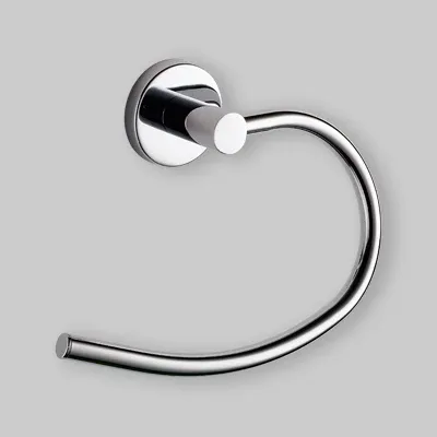 Portasalviette Ad Anello Felce Cromato