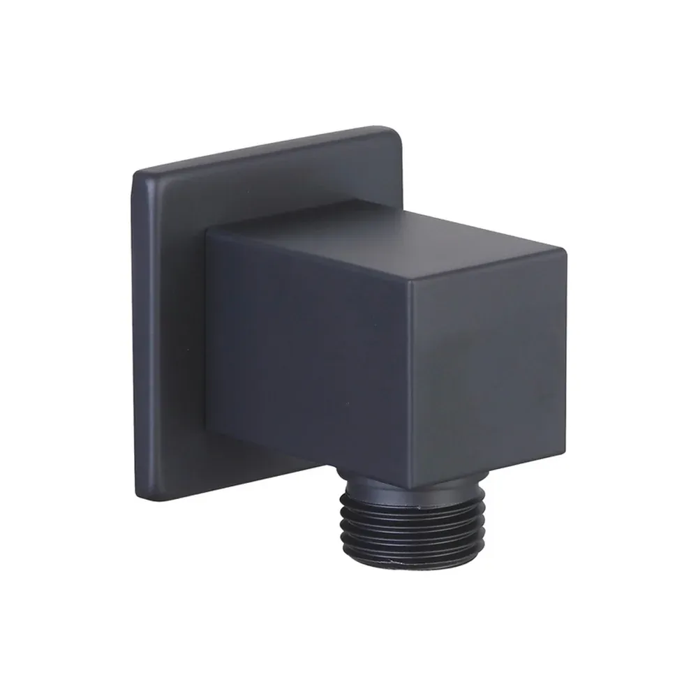 Presa Acqua Quadra Nero 1/2" - 1/2"