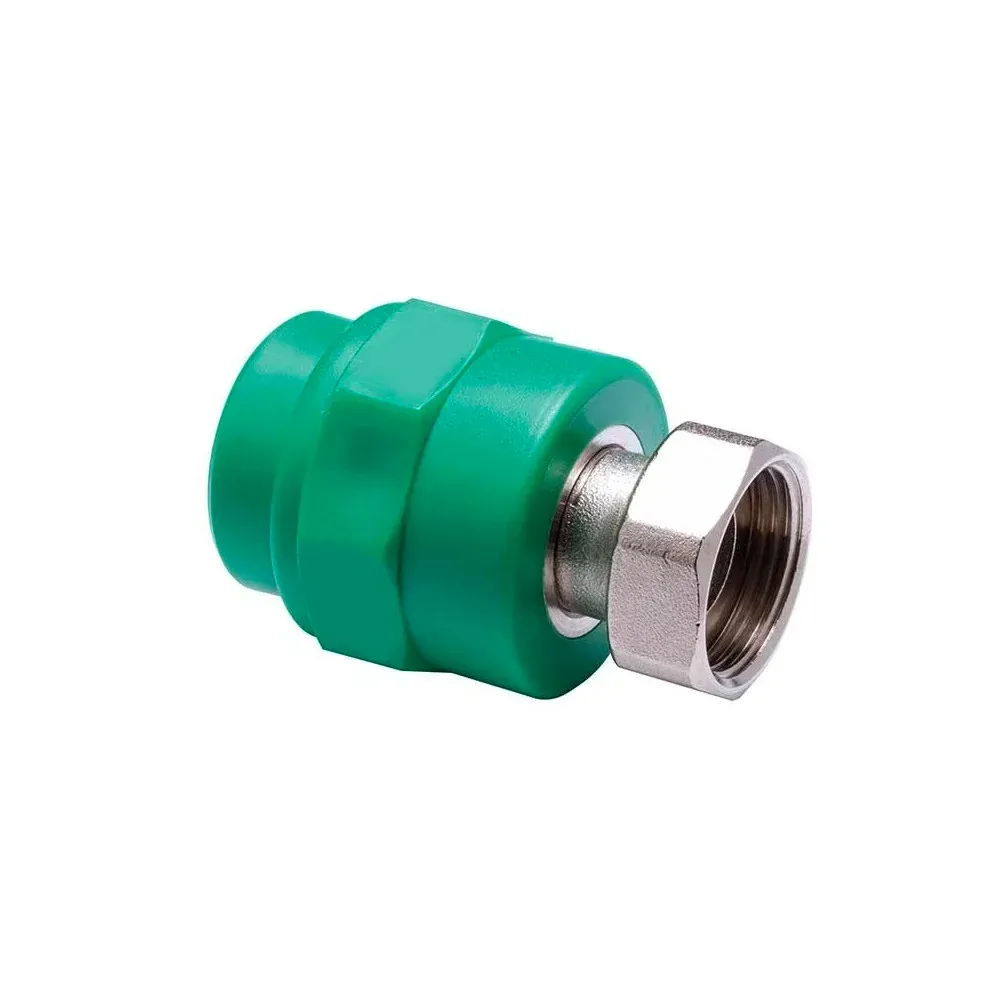 Raccordo Diritto Filettato Con Codolo Ppr Verde Pn 25 3/4" X Ø 25