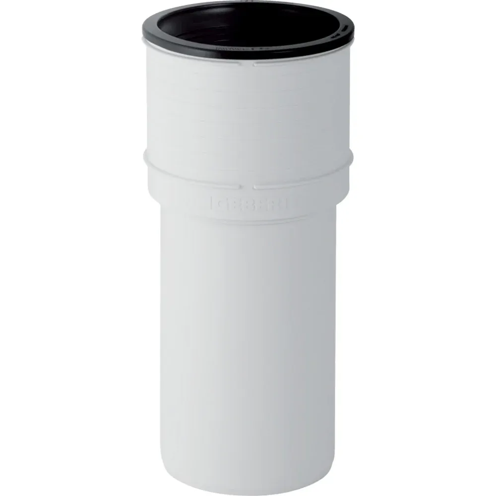 Raccordo Diritto Geberit Silent-Pp Per Wc Bianco - Ø 110 Mm