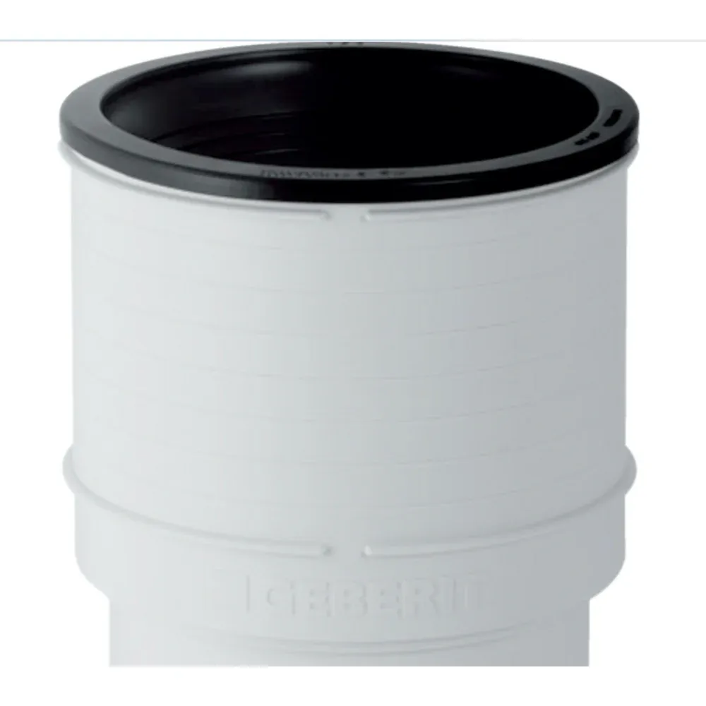 Raccordo Diritto Geberit Silent-Pp Per Wc Bianco - Ø 110 Mm