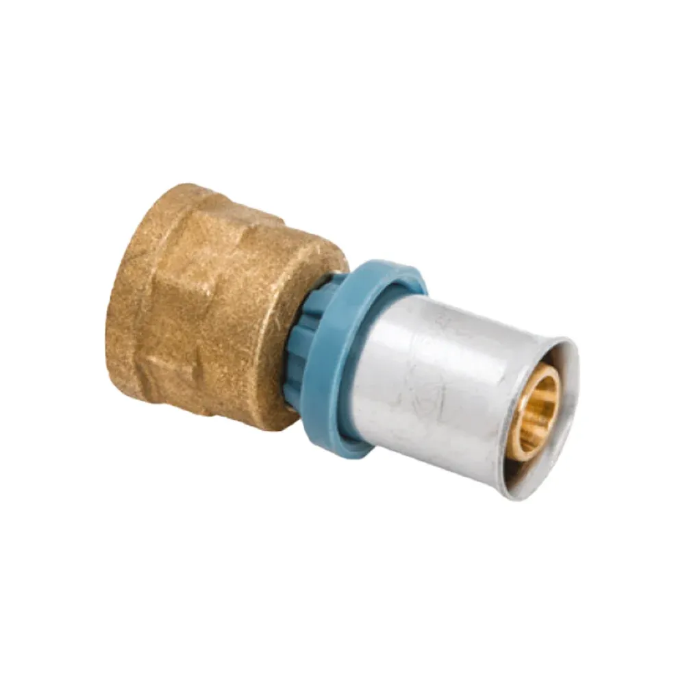 Raccordo Dritto Femmina Pressare "Deltapress" Unidelta 40 X 1"1/4