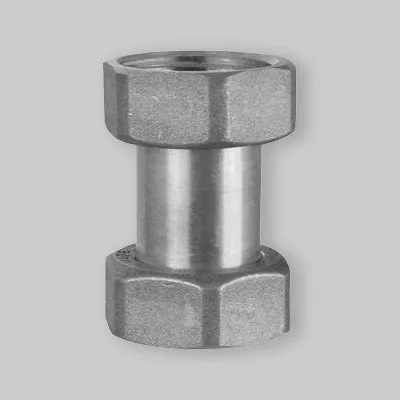 Raccordo Girevole Diritto Per Connessione Defangatore 753 Nichelato 3/4"