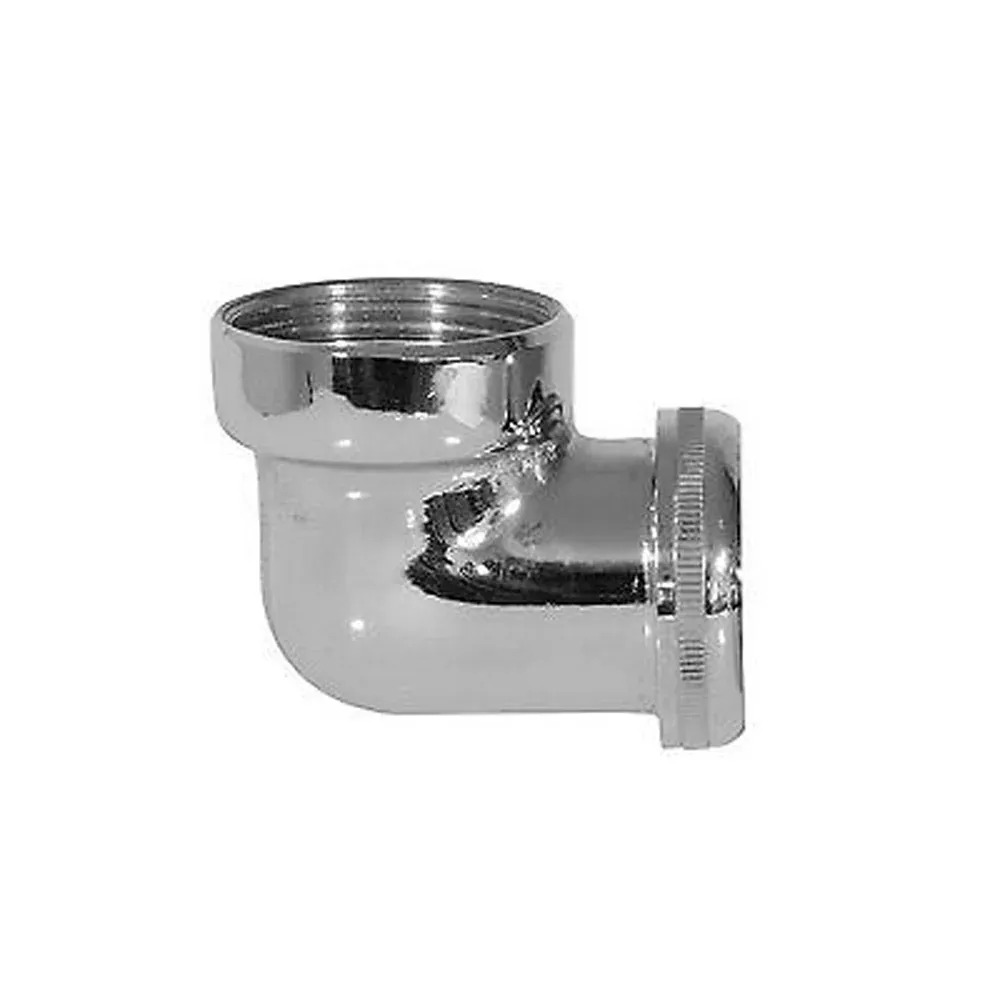 Raccordo 90° Ottone 1"1/4 X 32 Cromato