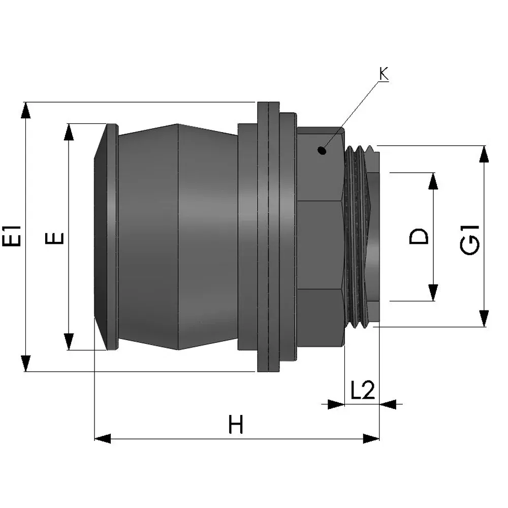 Raccordo Rapido Pp Per Serbatoi 1"1/2