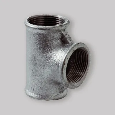 Raccordo Tee Ghisa Zincata 4"