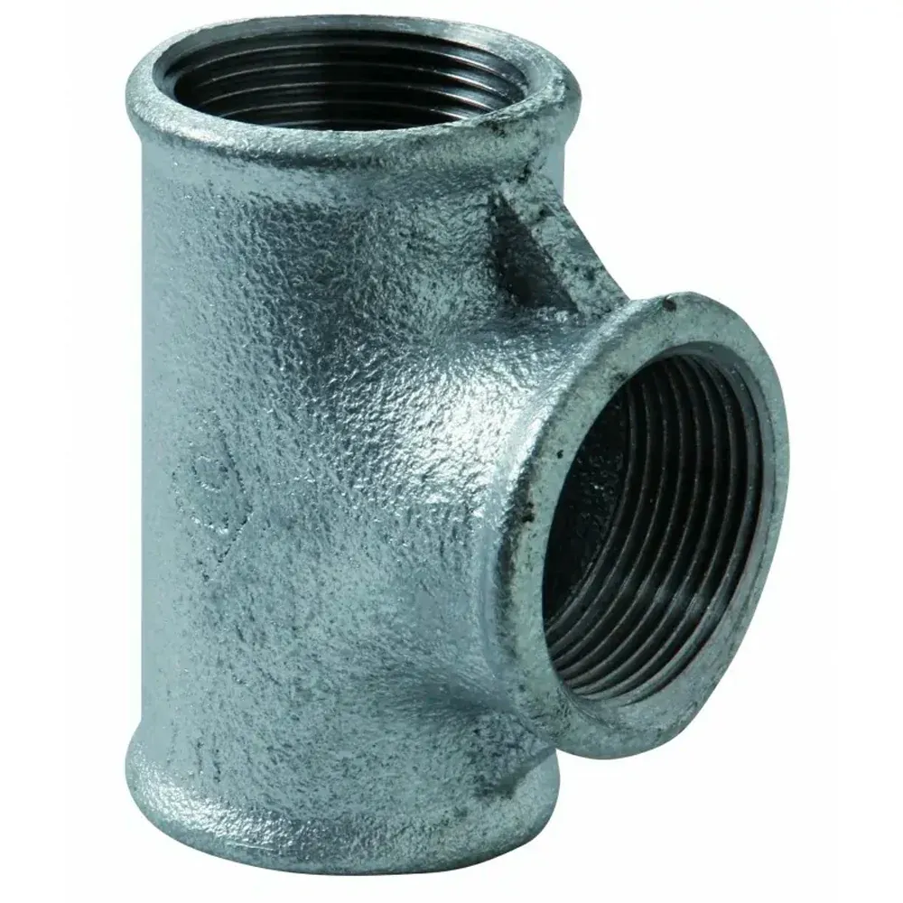 Raccordo Tee Ghisa Zincata 3"