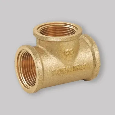 Raccordo Tee Ottone Giallo 2"
