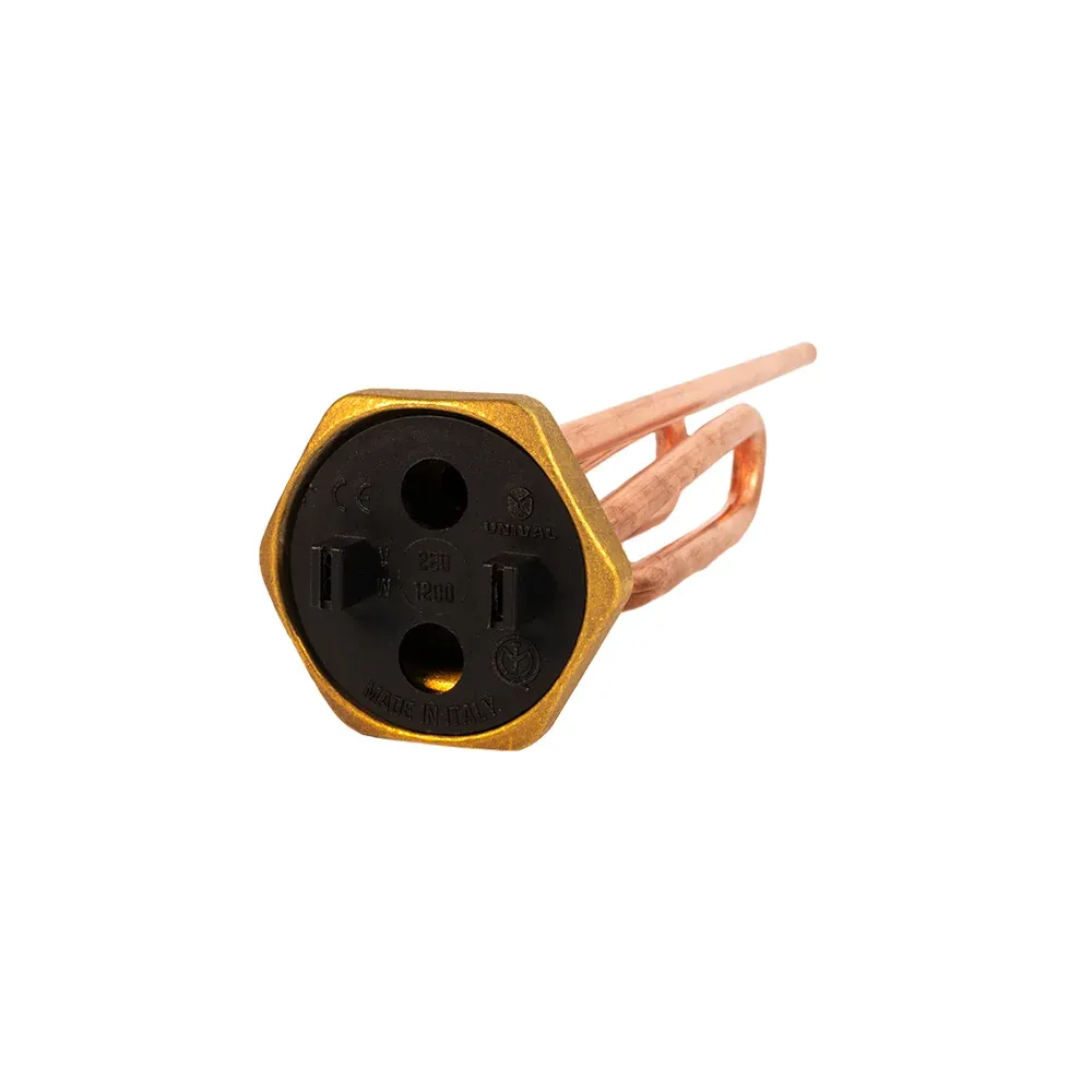 Resistenza Tappo Ricurva Senza Porta Anodo 1500 W Att. 1"1/4