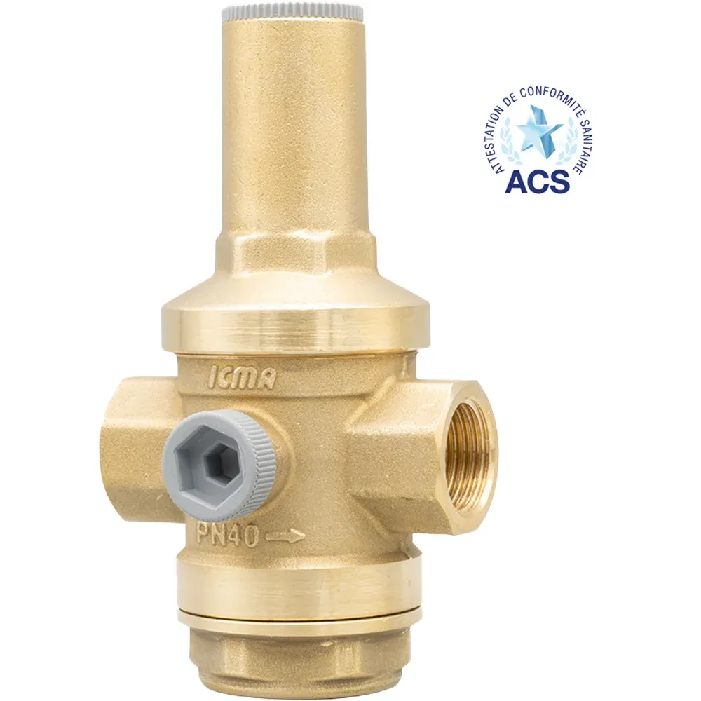 Riduttore Di Pressione Acqua Pistone Pn 40 Ff 1/2"
