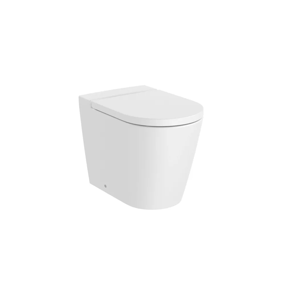 Roca - WC completo Inspira Round parete con scarico doppio bianco opaco