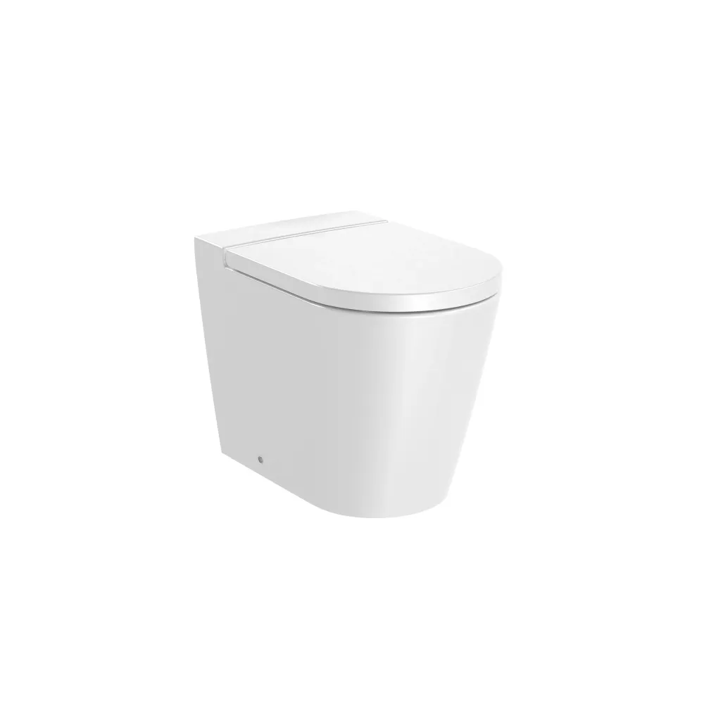 Roca - WC completo Inspira Round parete con scarico doppio bianco