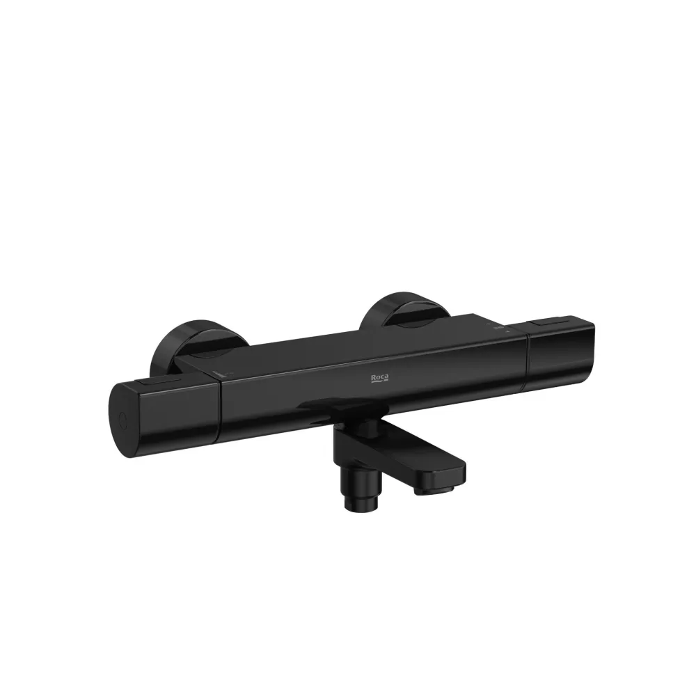 Roca -Exeternal Termostatic Mixer per bagno nero Titanio T-1000 A5A1E2ECN0