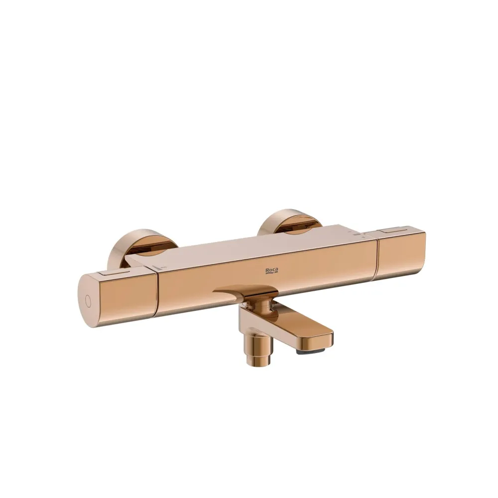 Roca -Exeternal Termostatic Mixer per t-1000 A5A1E2erg0 oro rosa del bagno-oro