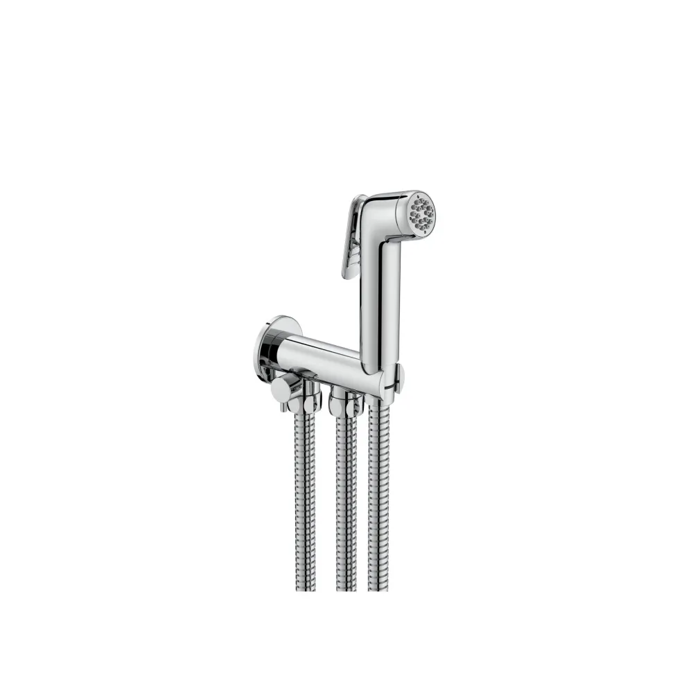 Roca - Kit doccia Bidé (2 output) Sii fresco con auto-stop, Chrome A5B9N30C00
