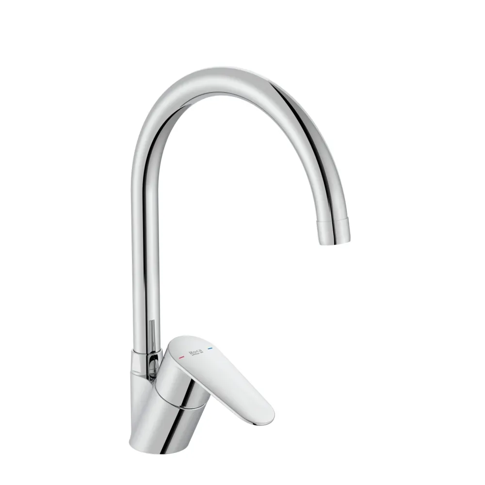 Roca - Mixer Monomanando per cucina con tubo rotante Victoria Plus A5A8E4FC00