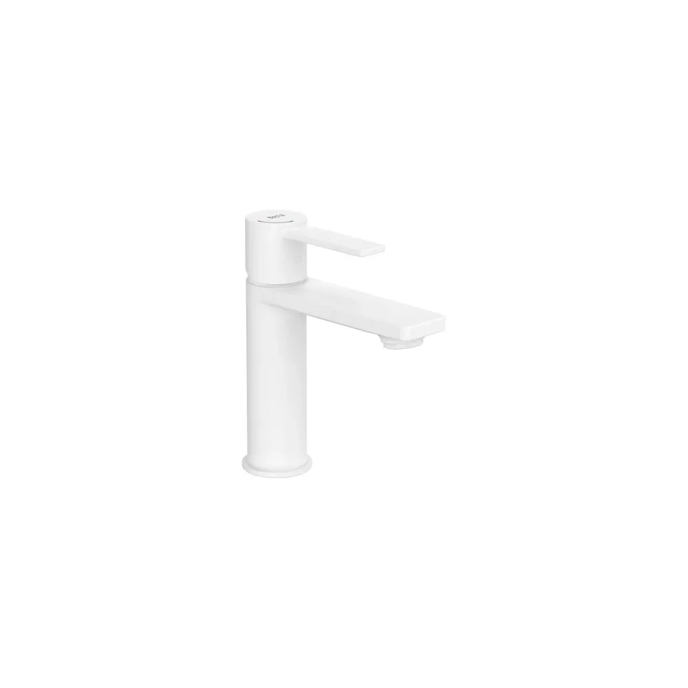 Roca - Piastra rubinetteria monocomando per lavabo bianco opaco A5A325FB00