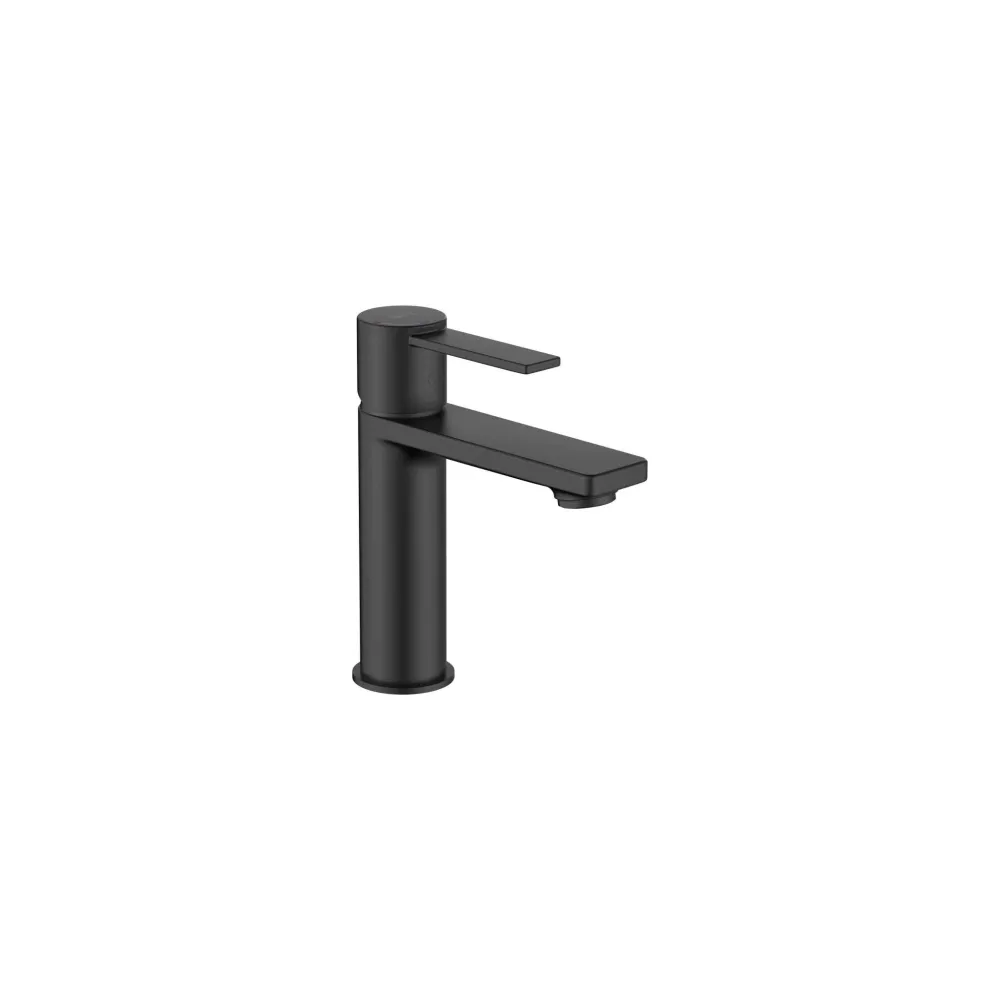 Roca - Piastra rubinetteria monocomando per lavabo nero opaco A5A325FNB0