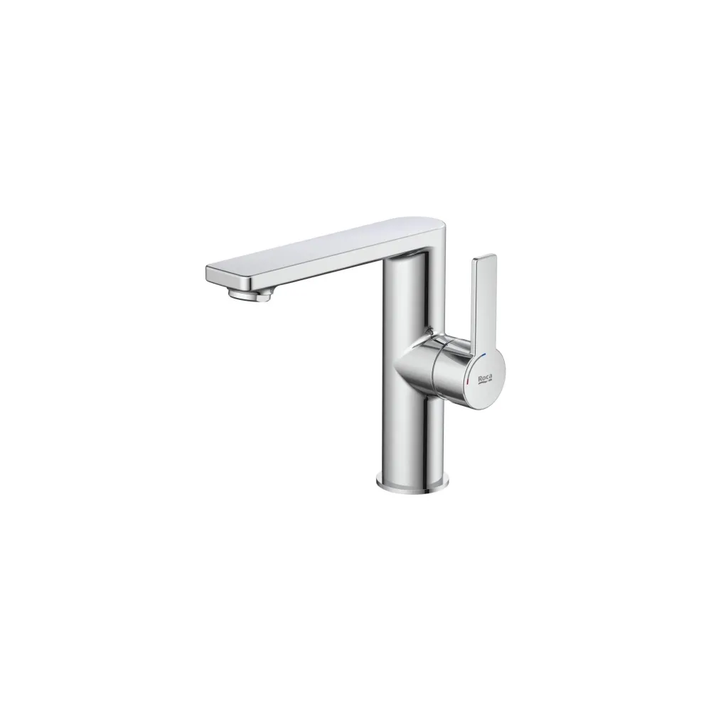 Roca - Piastra rubinetteria monocomando per lavabo cromata A5A325FC00