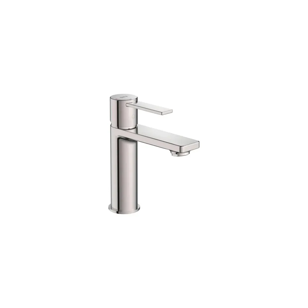 Roca - Piastra rubinetteria monocomando per lavabo acciaio inossidabile A5A325FSM0