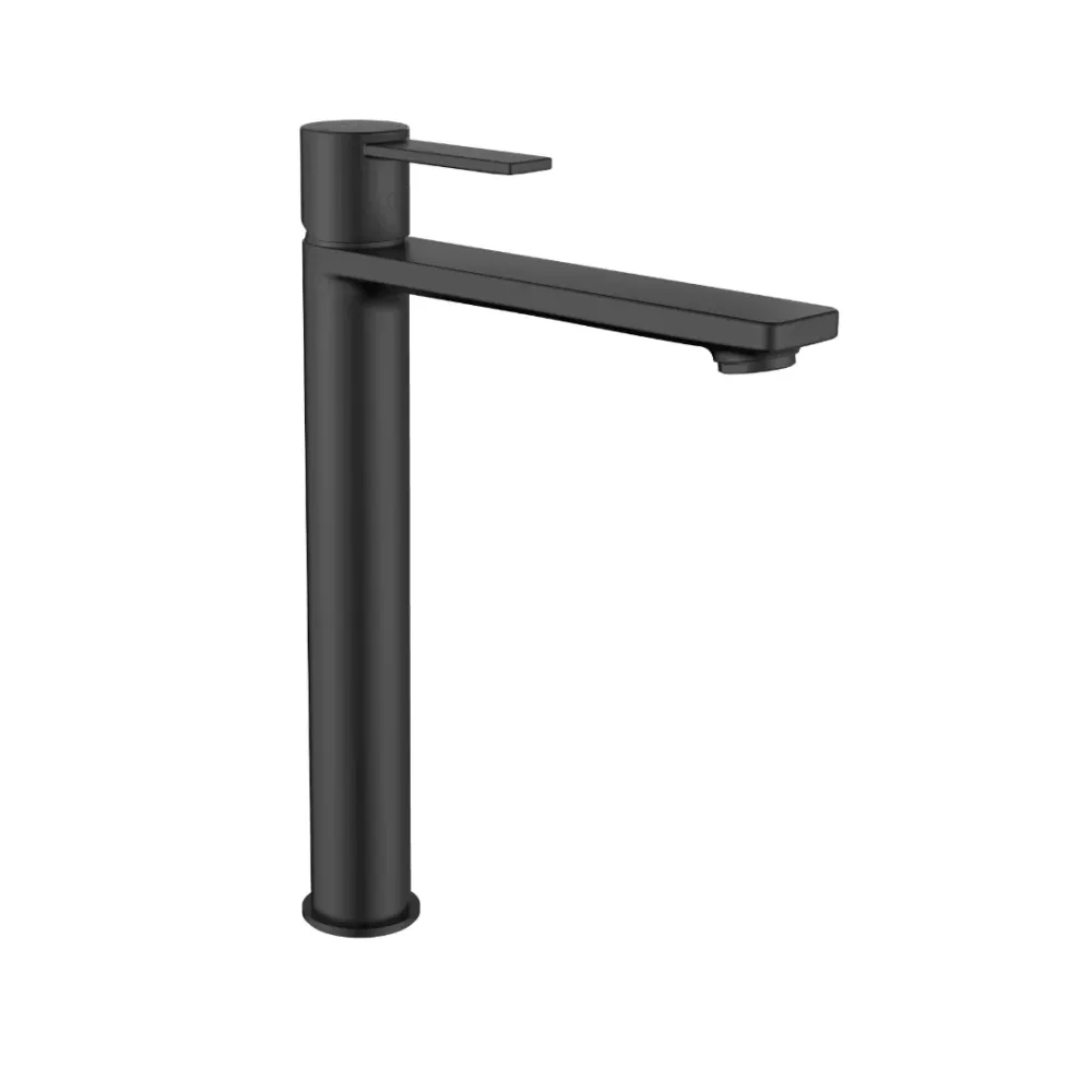 Roca - Piastra rubinetteria monocomando per lavabo nero opaco A5A345FNB0