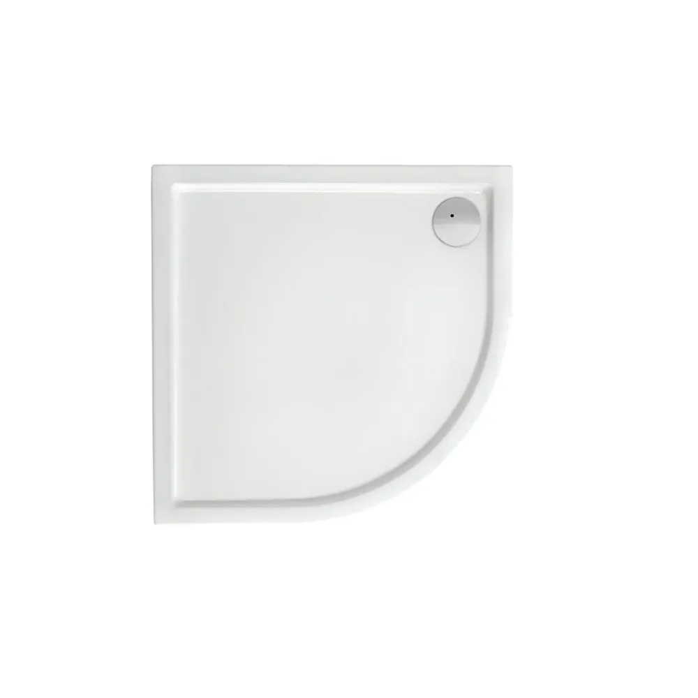 Roca - Piatto di doccia granata angolare acrilica 90x90x13,5 cm