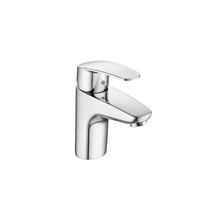 Roca - Rubinetto cromato per lavabo con corpo liscio Monodin-N A5A3298C00