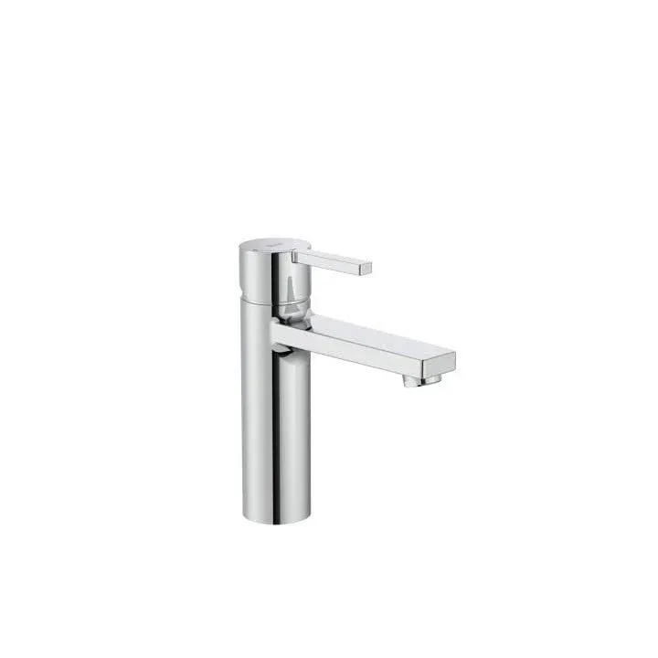 Roca - Rubinetto cromato per lavabo con bocca media Naia e corpo liscio A5A3996C00