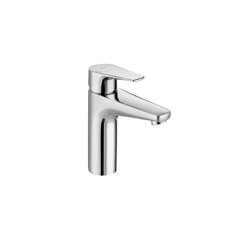 Roca - Rubinetto per lavabo cromato con bocca media e corpo liscio Atlas A5A3990C00