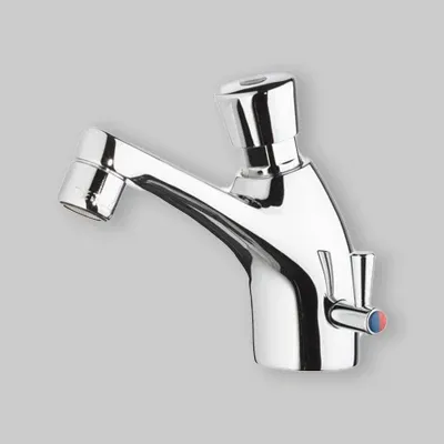 Rubinetto Collo Cigno Temporizzato Con Miscelatore 1/2"