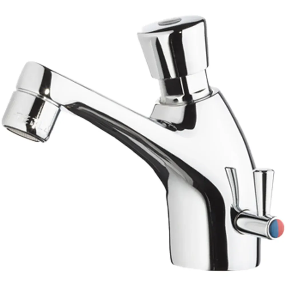 Rubinetto Collo Cigno Temporizzato Con Miscelatore 1/2"