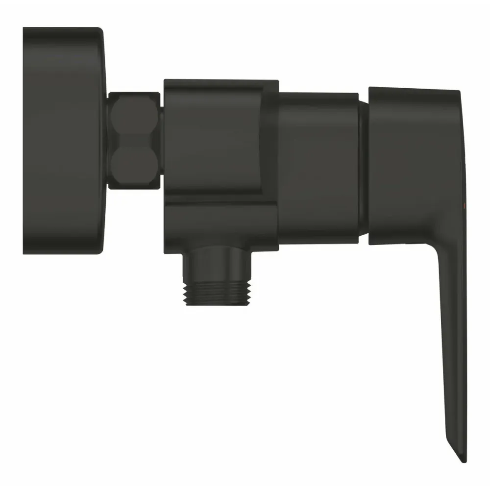 Rubinetto comando unico per doccia Grohe Start Nero opaco Metallo Ottone