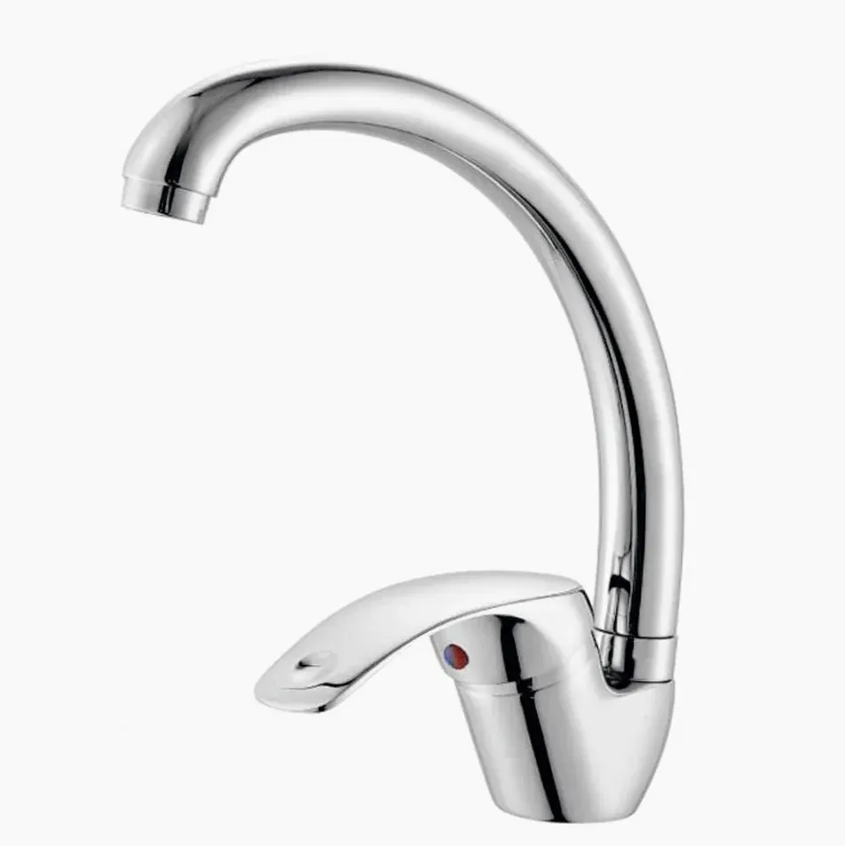 Rubinetto lavello cucina canna alta miscelatore orientabile - moderno e funzionale