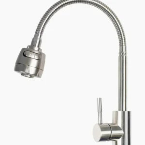 Rubinetto lavello cucina doppio getto canna flessibile - pratico e moderno