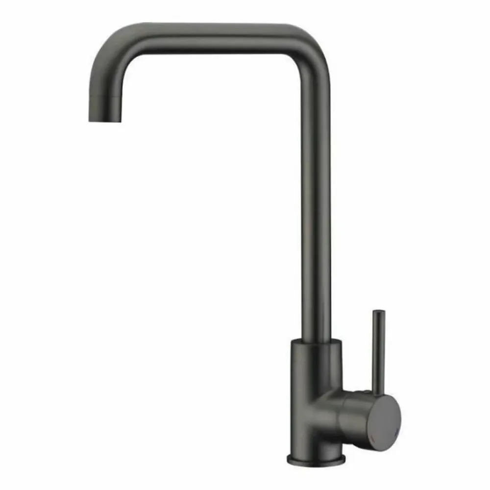 Rubinetto Monocomando Rousseau Grigio Grafite Acciaio inossidabile Ottone