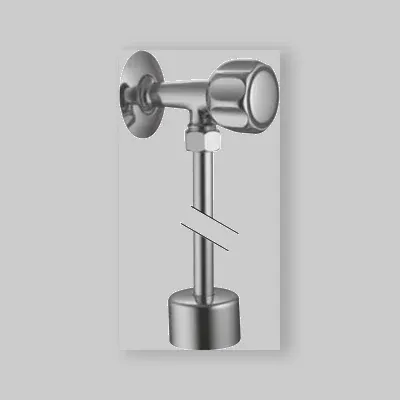 Rubinetto Orinatoio Con Vitone Cromo 1/2"