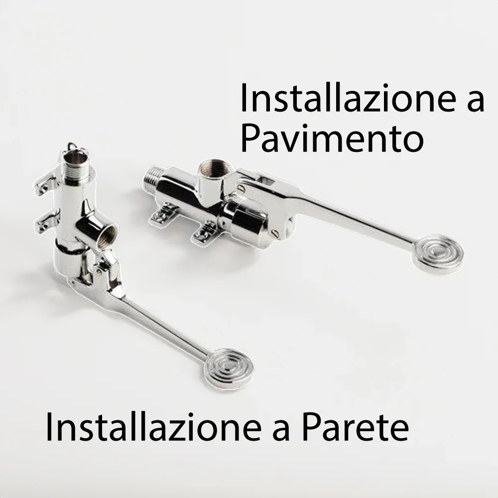 Rubinetto Pedale Terra-Parete Temporizzato -