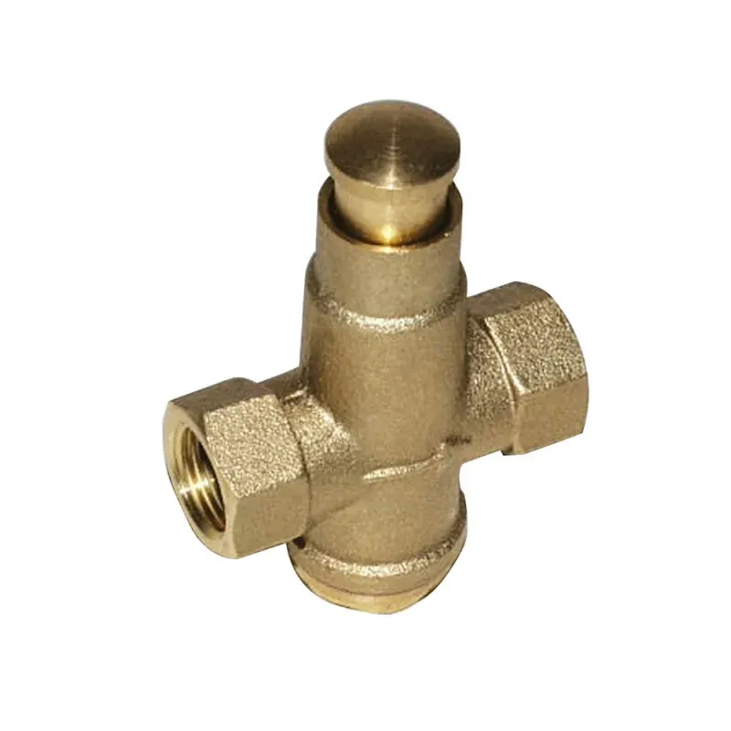 RUBINETTO PULSANTE DA 3/8 OTTONE