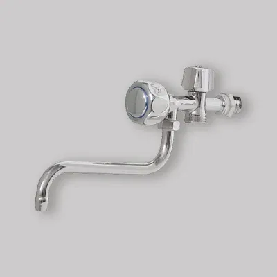 Rubinetto Snodo Con Attacco Lavatrice Cromo - 1/2"X3/4"