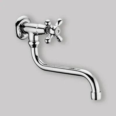 Rubinetto Snodo Iris Cromo- 1/2"