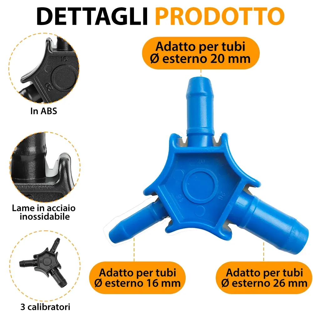 Sbavatore Triplo "Hobby" Multimisura